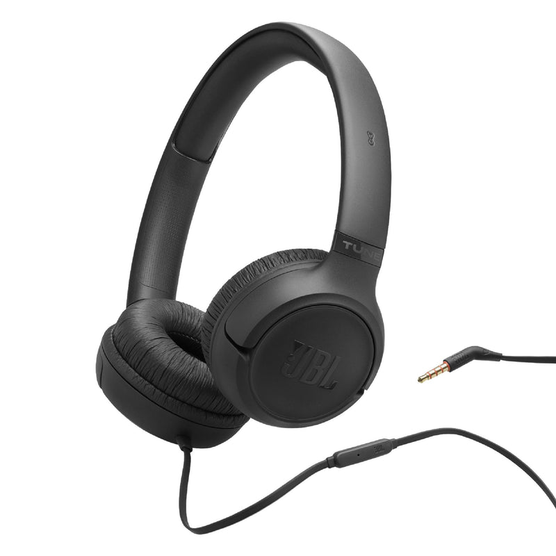 JBL Tune 530 | Écouteurs supra-auriculaire - Fil - Pliable - Noir | 01 | Sonxplus La Sarre