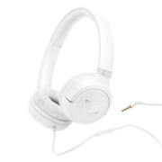 JBL Tune 530 | Écouteurs supra-auriculaire - Fil - Pliable - Blanc | 01 | Sonxplus La Sarre