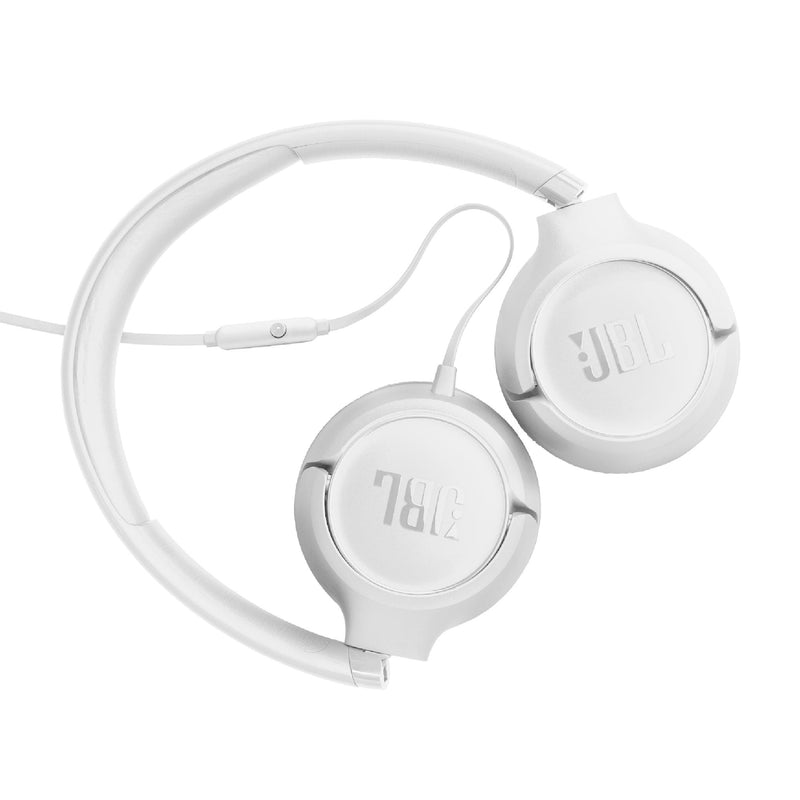 JBL Tune 530 | Écouteurs supra-auriculaire - Fil - Pliable - Blanc | 03 | Sonxplus La Sarre